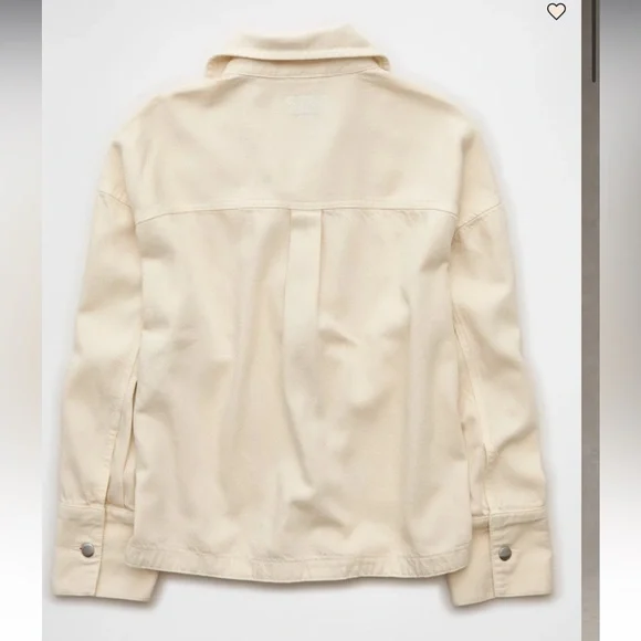 American Eagle Cream Chore Jacket Size Medium! - Picture 3 of 6